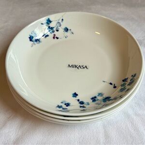Mikasa Bone China Audrey Collection Pasta Bowls Brand New Set of 4